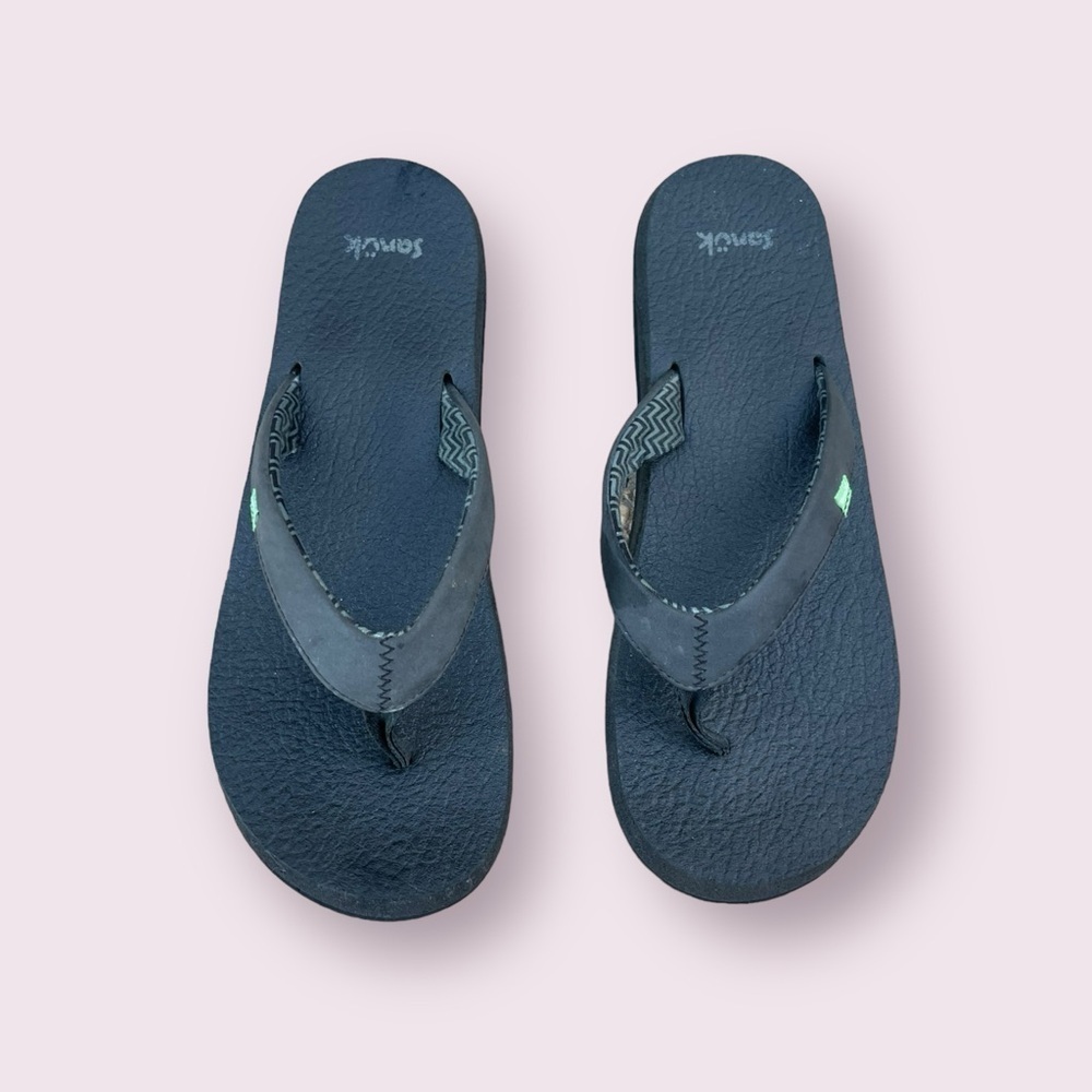 Sanuk Yoga Serenity 4 Flip Flops Womens Size 10